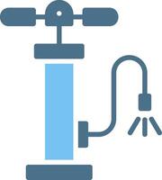 Air Pump Glyph Two Color Icon Design vector