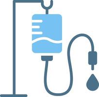 Iv Glyph Two Color Icon Design vector