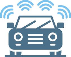 Sensor Glyph Two Color Icon Design vector
