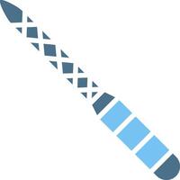 Nail File Glyph Two Color Icon Design vector