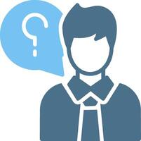 Application Glyph Two Color Icon Design vector