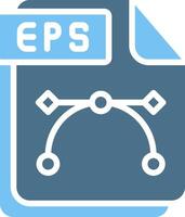 EPS Glyph Two Color Icon Design vector