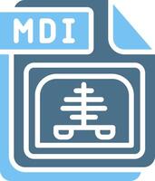 MDI Glyph Two Color Icon Design vector
