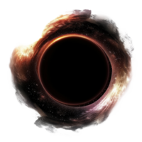 A Swirling Cosmic Vortex With Stars and Galaxies Surrounding a Central Black Void png