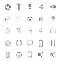 Creative Line Icons for Modern Design vector