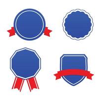 retro style camping design element vector