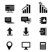 business target line icon design vector