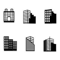 Buildings and Architecture set illustration vector
