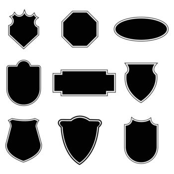 Custom Badge Set for Branding vector