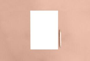 White template on a gray background. Place for text. Minimalism. photo