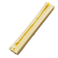 sin envolver palo de mantequilla en un llanura antecedentes en un cocina ajuste png