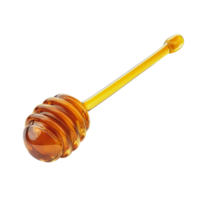 Honey dipper resting on a white background png