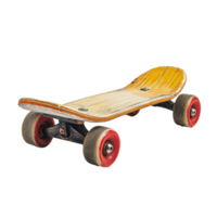 Mini skateboard on a white background png