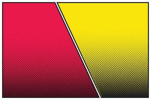 empty comic colorful template background vector