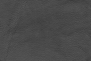 Dark gray color abstract synthetic leather pattern for background. Shade of black artificial leather photo