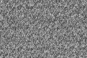 White and gray threads on fabric, woven cloth pattern. Close-up of textile material photo