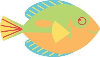Tropical fish icon.Cartoon icon isolated on white background vector