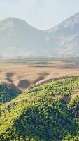 Aerial view of desert at the Libya video