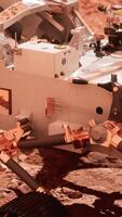 Mars Rover Perseverance exploring the red planet. Elements furnished by NASA. video