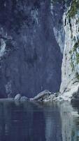 coastline with ocean and rocks video