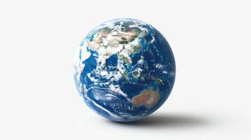 The earth globe is shown in this image photo