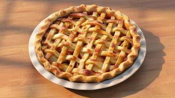 Apple pie 3d model - 3docean item for sale photo