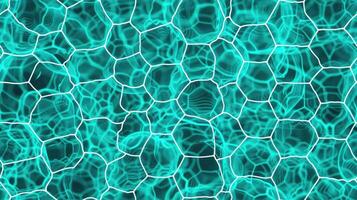 A blue background with many small circles photo