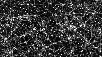 Abstract background of a network of dots and lines photo