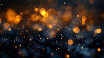 Captivating Vibrant Glow Effects with Sparkling Bokeh Lights in HD Design photo