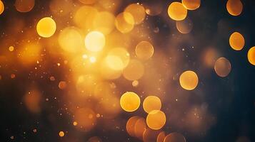 Dreamy and Sparkling Glow Effects with Vibrant Bokeh HD Background photo