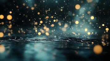 Radiant and Stylish HD Background with Vibrant Bokeh Glow Effects photo
