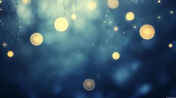 Radiant Sparkling Glow Effects with Captivating HD Background and Bokeh Lights photo