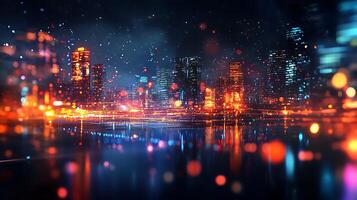 Luxurious HD Bokeh Wallpaper with Soft and Enchanting Glow Patterns photo