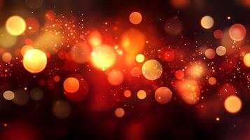 Stylish Radiant Glow Effects with Vibrant Bokeh Lights in Dreamy HD Background photo