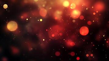 Vibrant Captivating Glow Effects Featuring Sparkling HD Background and Bokeh Lights photo