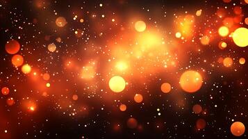 Vibrant and Stylish Glow Effects in a Captivating HD Bokeh Background photo