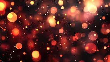 Stunning Radiant Glow Effects Featuring Captivating HD Background with Bokeh Lights photo