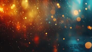 Stylish Sparkling Glow Effects in a Captivating HD Background with Radiant Bokeh photo