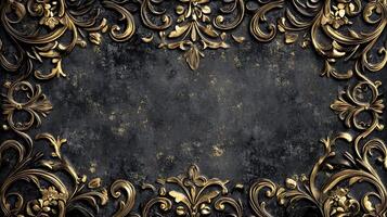 Luxurious Abstract Patterns with Gold and Marble for Modern Designs photo