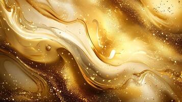 Minimalist Luxury Redefined with Abstract Marble and Gold Patterns photo