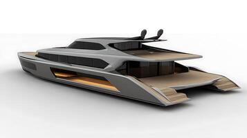 A Masterpiece High-Resolution Render of a Modern Realistic Ocean Vessel photo