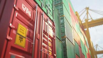 Stunning Realism in Freight Operations with Magnified Close-Up Details photo