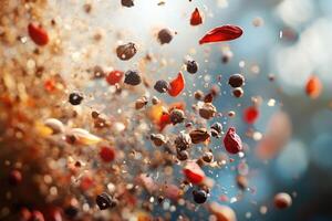 A Burst of Spices in Mid-Air photo