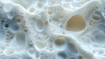 Bubbles create a stunning texture, capturing light and evoking a mystical atmosphere photo