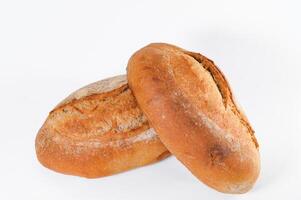 breads isolated on white background photo