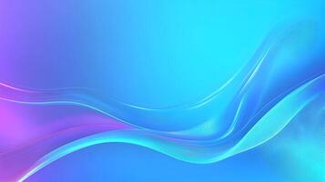 A blue wave with purple and blue colors photo