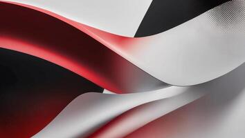 Abstract Digital Art Gradient Blend Red White Black Smooth Texture Noise Background. photo