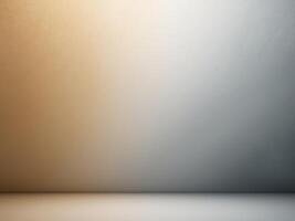 Gradient Background Abstract Soft Warm Cool Golden Grey Texture Noise Design. photo