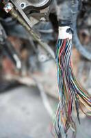 Small wire electric in soft light photo