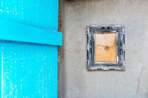 Old frame in soft light photo